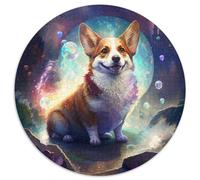 1000-teiliges Corgi-Puzzle aus Karton, interaktives Familienspiel, DIY-Heimdekor, Gehirn-Herausforderung, Geschenk, 1000 Stück (67,5x67,5cm)