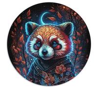 1000-teiliges Puzzle, Astronaut, Roter Panda, Puzzle für Erwachsene, interaktives Familienspiel, Bastelgeschenk mit farbenfrohen Kunstwerken, 1000 Teile (67,5x67,5cm)