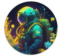 1000-teiliges Puzzle, Astronauten-Puzzle für Erwachsene, interaktives Familienspiel, Bastelgeschenk mit farbenfrohen Kunstwerken, 1000 Teile (67,5x67,5cm)