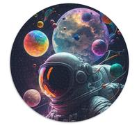 1000-teiliges Puzzle, Astronauten-Puzzle für Erwachsene, interaktives Familienspiel, Bastelgeschenk mit farbenfrohen Kunstwerken, 1000 Teile (67,5x67,5cm)