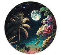 1000-teiliges Puzzle Cosmic Beach, rundes Puzzle mit 1000 Teilen, perfekte Dekoration für Zuhause oder das Büro, ideales Weihnachtsgeschenk, 1000 Teile (67,5x67,5cm)