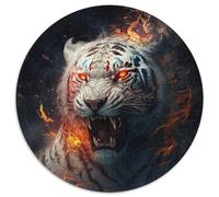 1000-teiliges Puzzle, Fantasie-Tiger, Papierpuzzle, Geschenk, DIY-Spaß, geeignet für die Dekoration von Zuhause, Wohnzimmer und Büro, 1000 Stück (67,5x67,5cm)