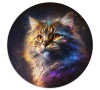1000-teiliges Puzzle Fantasy Cat aus Karton mit interaktivem Familienspiel, ideales Geschenk für Kinder ab 14 Jahren, 1000 Teile (67,5x67,5cm)