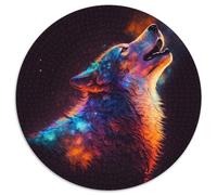 1000-teiliges Puzzle Fantasy Wolf aus Karton mit interaktivem Familienspiel, ideales Geschenk für Kinder ab 14 Jahren, 1000 Teile (67,5x67,5cm)