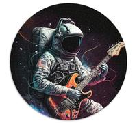 1000-teiliges Puzzle für Erwachsene, Astronaut spielt Gitarre, Puzzle für Erwachsene, interaktives Familienspiel, Heimdekoration zum Selbermachen, Denksportaufgabe, Geschenk, 1000 Teile (67,5x67,5cm)