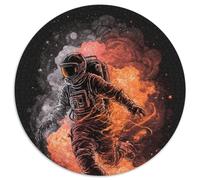 1000-teiliges Puzzle für Erwachsene, Astronauten spielen Basketball, anspruchsvolles Denkspiel für Teenager, interaktives Familienspiel, 1000 Teile (67,5x67,5cm)