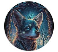 1000-teiliges Puzzle für Erwachsene, Chihuahua-Puzzle für Erwachsene, interaktives Familienspiel, Heimdekoration zum Selbermachen, Denksportaufgabe als Geschenk, 1000 Teile (67,5x67,5cm)