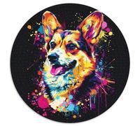 1000-teiliges Puzzle für Erwachsene, Corgi-Puzzles für Erwachsene, interaktives Familienspiel, Heimdekoration zum Selbermachen, Denksportaufgabe als Geschenk, 1000 Teile (67,5x67,5cm)
