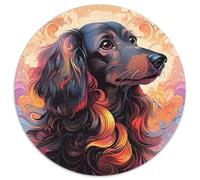 1000-teiliges Puzzle für Erwachsene, Dackel-Puzzle, anspruchsvolles Denkspiel für Teenager, unterhaltsames interaktives Spiel für die ganze Familie, 1000 Teile (67,5x67,5cm)
