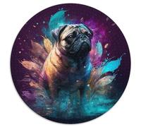 1000-teiliges Puzzle für Erwachsene, Fantasy-Mops-Puzzle für Erwachsene, interaktives Familienspiel, Heimdekoration zum Selbermachen, Denksport-Geschenk, 1000 Teile (67,5x67,5cm)