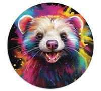 1000-teiliges Puzzle für Erwachsene, farbenfrohes Otter-Puzzle, anspruchsvolles Denkspiel für Teenager, unterhaltsames interaktives Spiel für die ganze Familie, 1000 Teile (67,5x67,5cm)