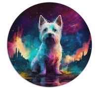 1000-teiliges Puzzle für Erwachsene mit West Highland White Terrier. Anspruchsvolles Denkspiel für Teenager, unterhaltsames interaktives Spiel für die ganze Familie. 1000 Teile (67,5x67,5cm)