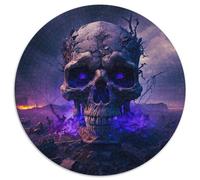 1000-teiliges Puzzle für Erwachsene, schöne Totenkopf-Puzzles für Erwachsene, Weihnachtsgeschenk für Teenager, Stressabbau, cooles einzigartiges Geschenk für die Familie, 1000 Teile (67,5x67,5cm)