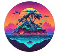 1000-teiliges Puzzle für Erwachsene, Strandinsel-Puzzles für Erwachsene, Weihnachtsgeschenk für Teenager, Stressabbau, cooles einzigartiges Geschenk für die Familie, 1000 Teile (67,5x67,5cm)