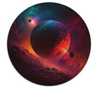 1000-teiliges Puzzle für Erwachsene, Universum, Planeten, Puzzles für Erwachsene, Weihnachtsgeschenk, Stressabbau für Teenager, cooles einzigartiges Geschenk für die Familie, 1000 Teile (67,5x67,5cm)