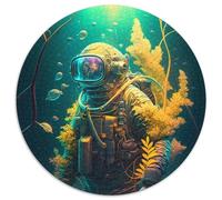 1000-teiliges Puzzle für Erwachsene, Weltraum-Astronauten-Puzzle, anspruchsvolles Denkspiel für Teenager, unterhaltsames interaktives Spiel für die ganze Familie, 1000 Teile (67,5x67,5cm)