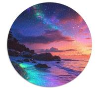 1000-teiliges Puzzle Galaxy Corgi, rundes 1000-teiliges Puzzle, anspruchsvolles Denkspiel für Teenager, Spaß für den Spieleabend mit der Familie, 1000 Teile (67,5x67,5cm)