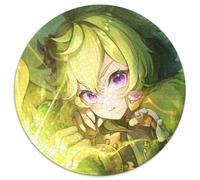 1000-teiliges Puzzle Genshin Impact Collei, runde Papppuzzles, fördert die Hand-Auge-Koordination, perfekt als Geburtstagsgeschenk, 1000 Stück (67,5x67,5cm)