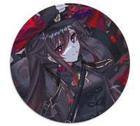 1000-teiliges Puzzle Genshin Impact Hu Tao aus Karton, interaktives Familienspiel, DIY-Heimdekor, Gehirn-Herausforderung, Geschenk, 1000 Stück (67,5x67,5cm)