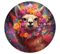 1000-teiliges Puzzle-Geschenk, Alpaka-Puzzle für Erwachsene, farbenfrohe Heimdekoration und interaktives Familienspiel, ideales Geschenk, 1000 Teile (67,5x67,5cm)