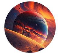 1000-teiliges Puzzle-Geschenk Color Planet,runde Puzzles mit 1000 Teilen für Erwachsene,perfekt als Dekoration für Zuhause und Büro,Partys,Geburtstage und Feiertagsgeschenke,1000 Stück (67,5x67,5cm)