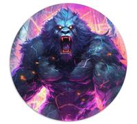 1000-teiliges Puzzle-Geschenk, Gorilla Ultimate Power, Puzzle für Erwachsene, farbenfrohe Heimdekoration und interaktives Familienspiel, ideales Geschenk, 1000 Teile (67,5x67,5cm)