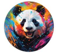 1000-teiliges Puzzle, Panda, rundes Puzzle, 1000 Teile, perfekte Dekoration für Zuhause oder das Büro, ideales Weihnachtsgeschenk, 1000 Teile (67,5x67,5cm)