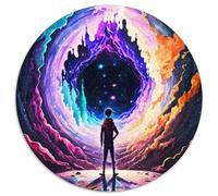1000-teiliges Puzzle Portal Cosmic Space, 1000-teiliges rundes Puzzle für Erwachsene, ideal für Teenager und Sammler, Reisegeschenk, Familienaktivität, 1000 Teile (67,5x67,5cm)