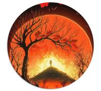 1000-teiliges Puzzle RED DAWN, 1000-teiliges rundes Puzzle, Denkspiel, interaktives Familienspiel, geeignet für Kinder ab 14 Jahren, 1000 Teile (67,5x67,5cm)