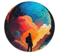 1000-teiliges Puzzle, Universum, Galaxie, Schwarzes Loch, 1000-teiliges rundes Puzzle für Erwachsene, ideal für Teenager und Sammler, Reisegeschenk, Familienaktivität, 1000 Teile (67,5x67,5cm)