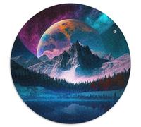 1000-teiliges Puzzle, Universum, Planet, 1000-teiliges rundes Puzzle, Geschenke, perfekt für Teenager und Sammler, ideale Heimdekoration und Reisegeschenk, 1000 Teile (67,5x67,5cm)