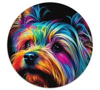 1000-teiliges Puzzle Yorkshire, farbenfrohes rundes Puzzle mit 1000 Teilen, Geschenke, perfekt für Teenager und Sammler, ideale Heimdekoration und Reisegeschenk, 1000 Teile (67,5x67,5cm)