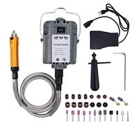 1000 W 30000 giri/min elettrico albero flessibile strumento rotante pedale controllo albero flessibile appeso smerigliatrice Carver può rotazione avanti-inversa, kit multifunzione con accessori per
