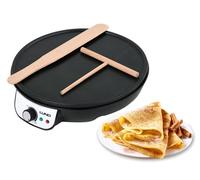 1000 W Crepe Maker Padella 30 Cm Antiaderente Piastra Creperie Pancake Frittelle