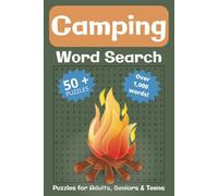 1000+ Words, Camping Word Search Book For Adults: A Camping Themed Word Find Puzzle for Adults and Seniors
