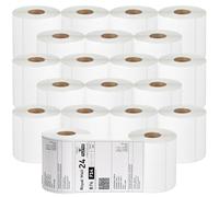 10000 etichette termiche per spedizioni, 100 x 150 mm, 20 rotoli, 500 etichette per rotolo, termiche dirette, compatibili con stampanti Zebra e MUNBYN