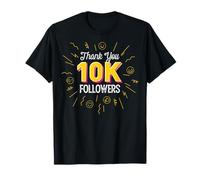 10000 Followers Milestone Anniversary Celebration Influencer Maglietta
