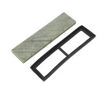 10000 Grit Kitchen Whetstone, Natural Beryl Sharpening Stone with Non - Slip Base, Ultra - Fine Polishing Tool for Chef Knives Scissors Chisels, 20x5x1.2cm