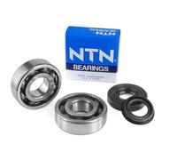 100005 KIT CUSCINETTI NTN ( 6204 JR2 C4 ) + SERIE PARAOLI TNT MOTOR ROMA 2 TEMPS