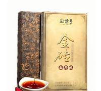 1000g Di Tè Pu-Erh Cinese Invecchiato Pressato a Mano Tè Nero PuErh Dello Yunnan Cotto a Mano Mattoni D'oro Bevanda Di Tè Rosso Dal Gusto Corposo E Morbido
