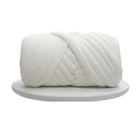1000g Super Velluto Grosso Filato Spesso Ingombrante Filo Gigante Sacchetto Bianco per Le Mani di Lavoro A Maglia FAI DA TE Braccio Morbido Grande Coperta tappeto sfere