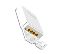 1000Mbps POE Extender Ripetitore 1 In 3 Out Max 820Ft RJ45 Ethernet Network Extender IP55 Impermeabile per Sistema Monitor
