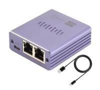 1000Mbps RJ45 Gigabit Ethernet Splitter 1 A 2/3/4 Internet Splitter Adattatore Switch di Rete Porta Ethernet con Cavo di Alimentazione Tipo-c LAN ptGigabit Extension Adaer per Cat8/7/6/5e/5 Cavo