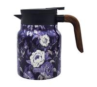 1000ml Floral Pattern Teapot Stainless Steel Mini Hot Coffee Pot for Hot Drinks