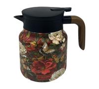 1000ml Floral Pattern Teapot Stainless Steel Mini Hot Coffee Pot for Hot Drinks