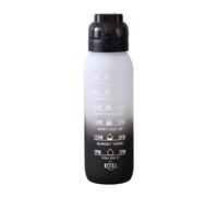 1000ml Large Capacity Tritan Water Mug Gradient Color Outdoor Sports Water Bottl