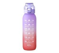 1000ml Large Capacity Tritan Water Mug Gradient Color Outdoor Sports Water Bottl