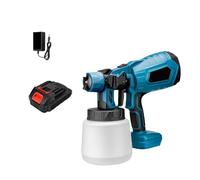 1000ML Pistola A Spruzzo Elettrica Senza Fili Spruzzatore Di Vernice Portatile For Uso Domestico Aerografo For Rivestimento In Acciaio For Mobili For Batteria 18V(With 1 battery)