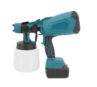 1000ML Pistola A Spruzzo Elettrica Senza Fili Spruzzatore Di Vernice Portatile For Uso Domestico Aerografo For Rivestimento In Acciaio For Mobili For Batteria 18V(1 Battery Set-188VF)