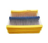 1000pcs 1/4W 0R-10M 1% Metal Film Resistor 0.25W 1 2.2 4.7 10 100 120 150 220 270 330 470 1K 2.2K 4.7K 10K 100K 470K 1M 10M ohms CZAOINCU(6.8M)